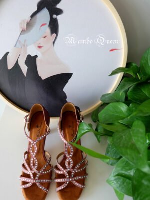 Latin  shoes  with shining stone