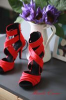 Salsa dance shoes in multiple colors