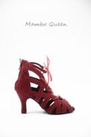 Latin dance shoes boots with adjustable straps better for unevenly sized feet