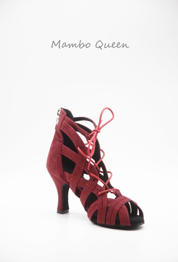 Latin dance shoes boots with adjustable straps better for unevenly sized feet