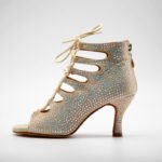 Women’s Salsa Dance Shoes with Sparkling Rhinestones