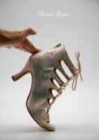 Women’s Salsa Dance Shoes with Sparkling Rhinestones
